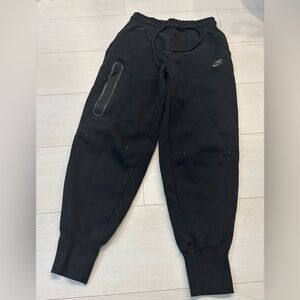 Nike Black Athletic Joggers with Zippered Thigh Pocket